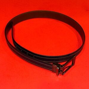 Robert Graham Paisley Multicolor Leather Reversible Belt Gunmetal Buckle Size 38